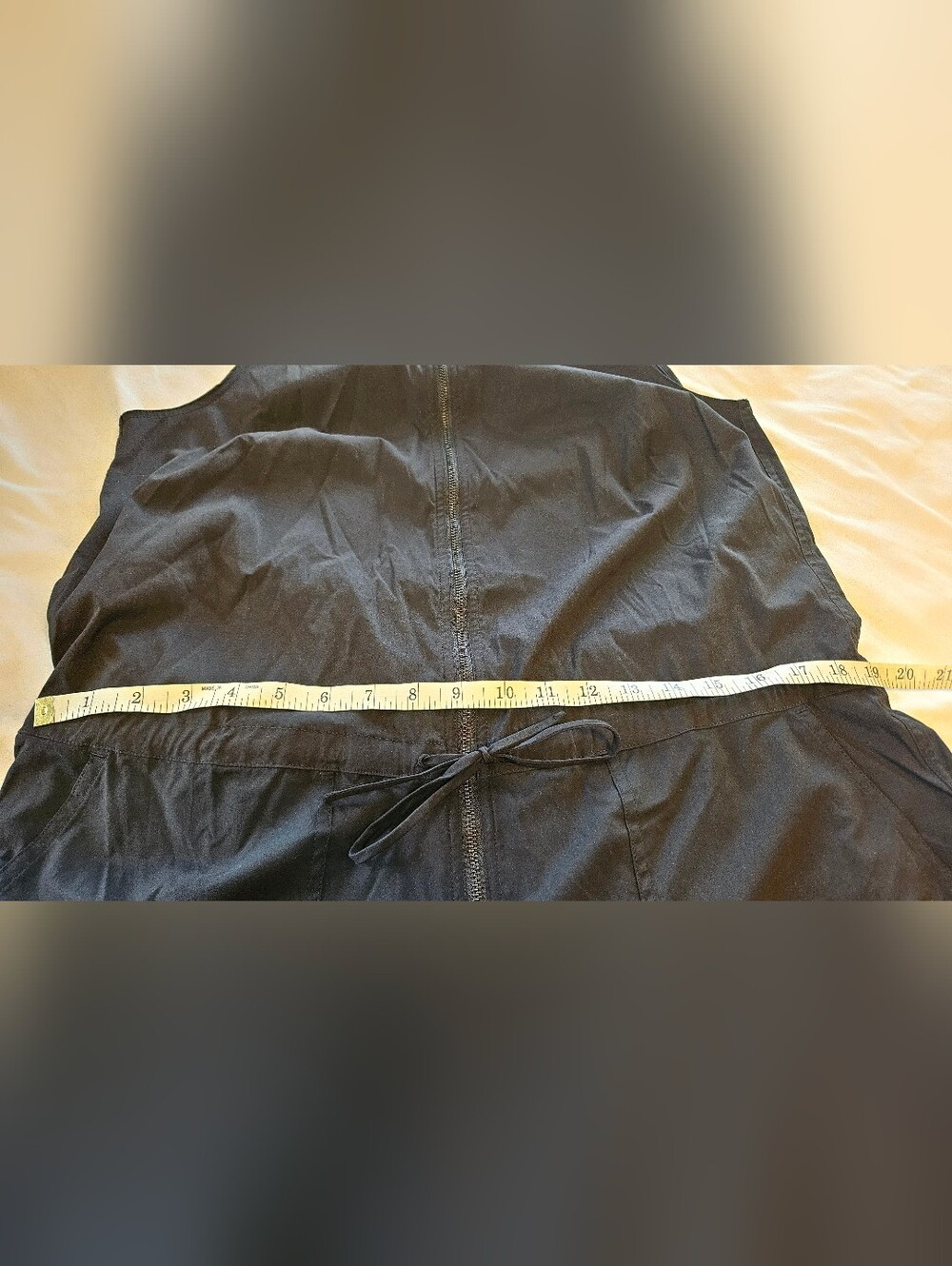 Athleta Flex Jumpsuit Sleeveless Front Zip - LARGE- NWOT - Picture 8 of 10